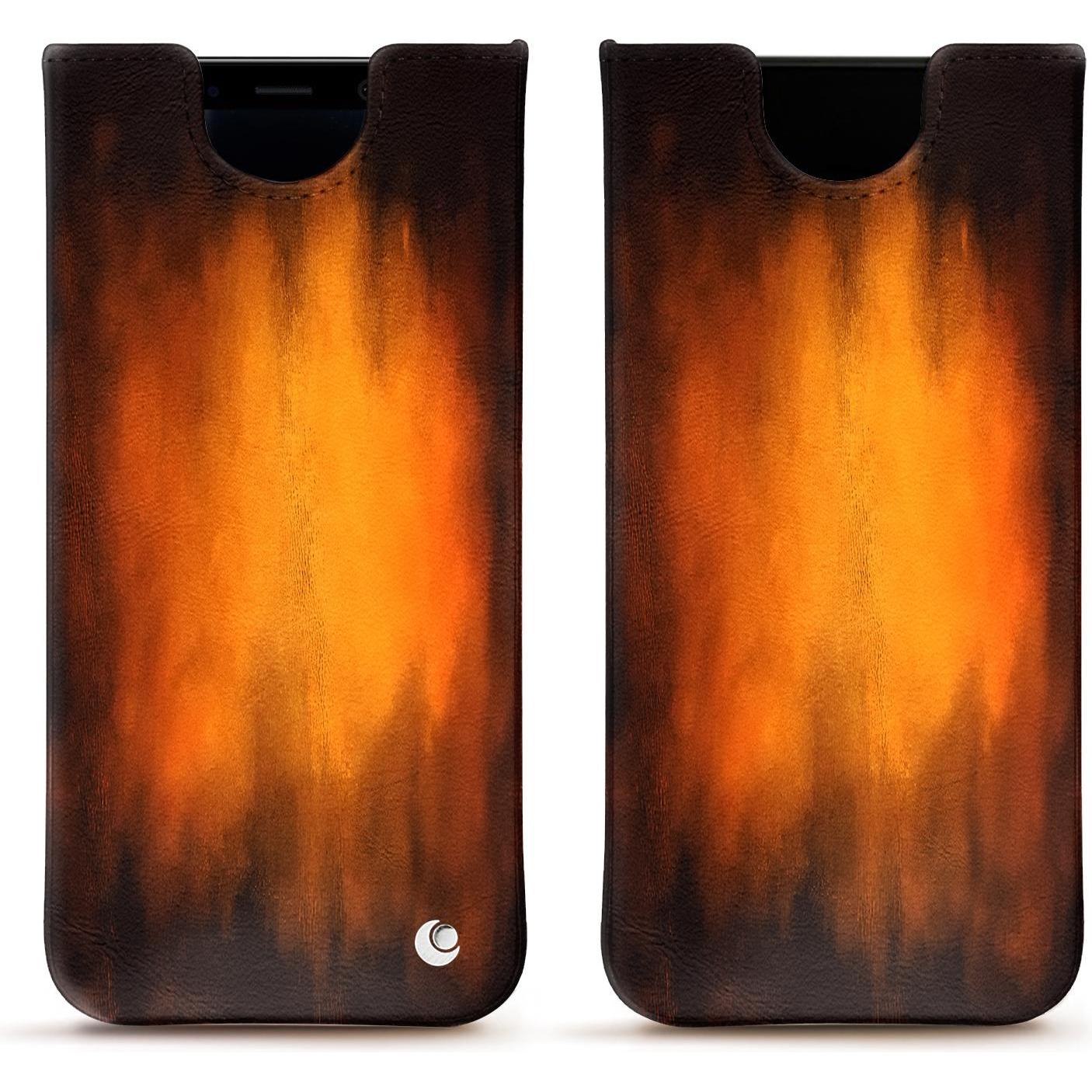 Thumbnail - Noreve Lederschutzhülle (Samsung Galaxy S8+), Smartphone Hülle, Violett