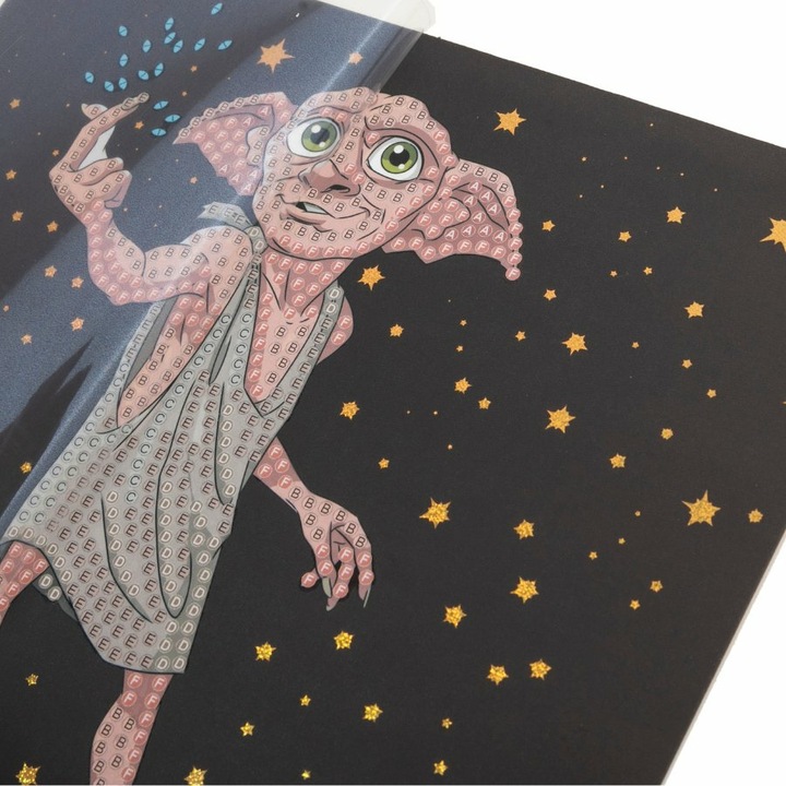 Actual product image Craft Buddy Dobby the house elf, 18x18cm Crystal Art Card