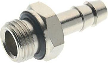 Produktbild RS PRO 6mm, 1/4Zoll BSPP Schlauchanschluss Messing (Schlauchkupplung, 6 mm)