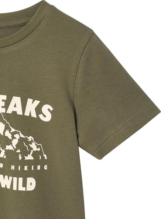 Actual product image Vertbaudet Jungen T-Shirt Basic mit Print vorn (152)