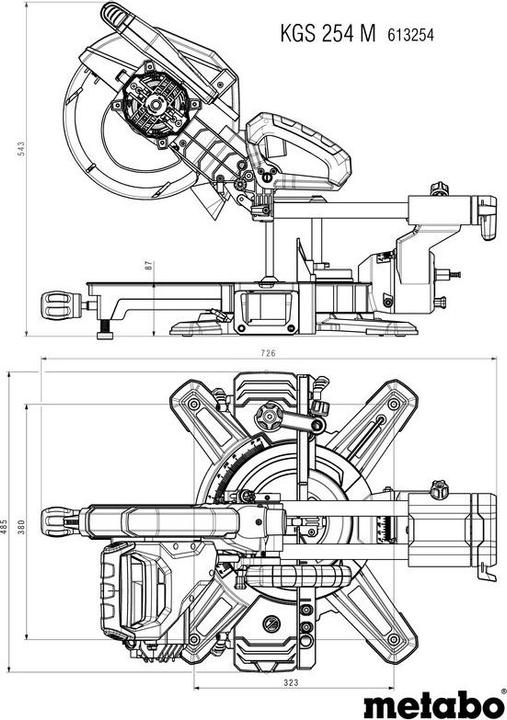 Produktbild Metabo KGS 254 M Set