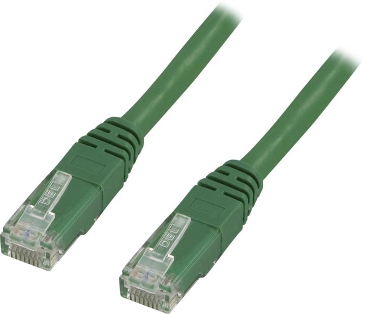 Produktbild Deltaco UTP Cat5e - 1 m - RJ-45 - RJ-45 - Grün (UTP, CAT5e, 1 m)