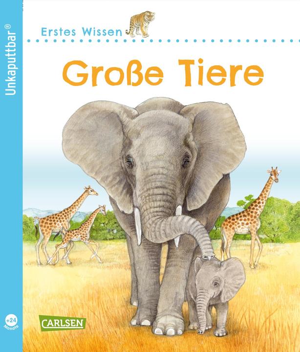 Produktbild Unkaputtbar: Erstes Wissen: Grosse Tiere (Deutsch, Petra Klose, 2021)
