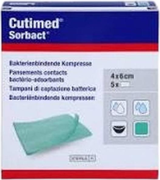 Produktbild BSN Cutimed Sorbact Contact 4x6cm 5 Stk