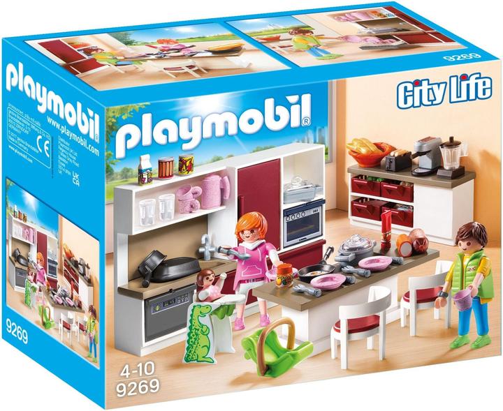 Playmobil Grosse Familienküche (9269, Playmobil City Life)