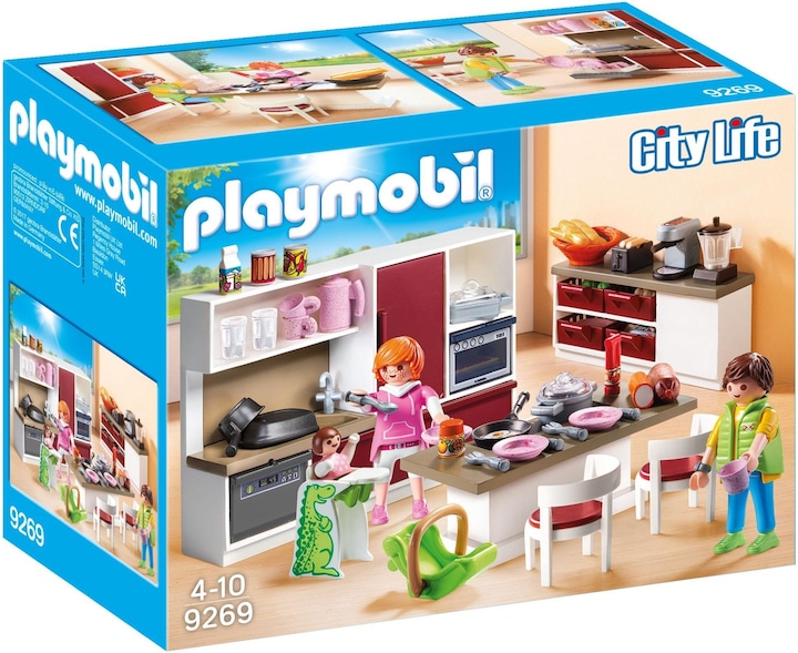 Produktbild Playmobil Grosse Familienküche (9269, Playmobil City Life)