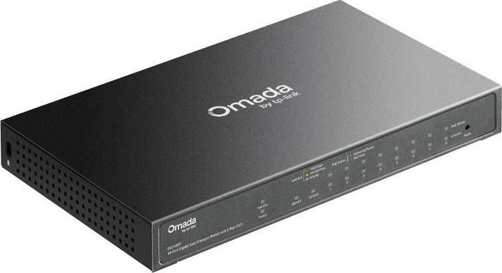 Produktbild TP-Link 10-Port-Gigabit-PoE+-Switch, lüfterlos, Omada Cloud Managed (10 Ports)