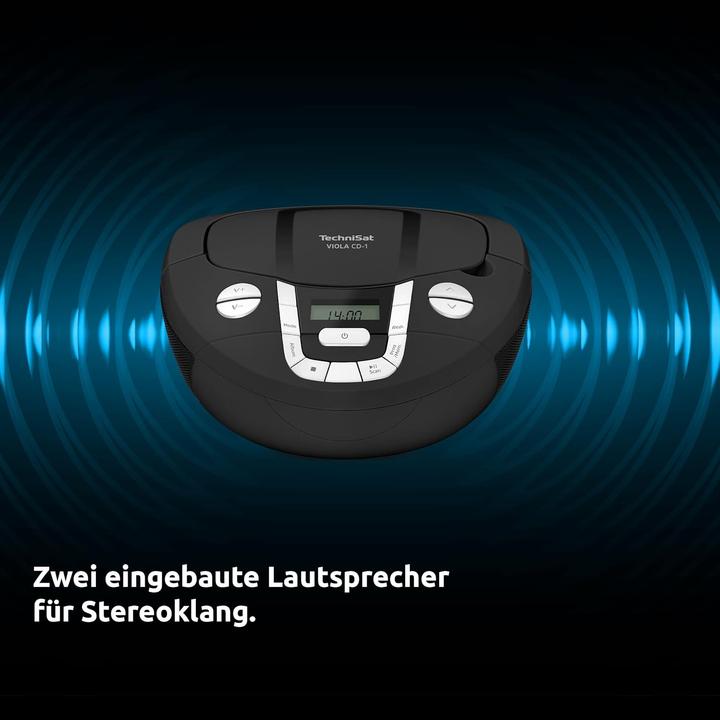 Actual product image TechniSat Boombox Viola Cd-1 Black