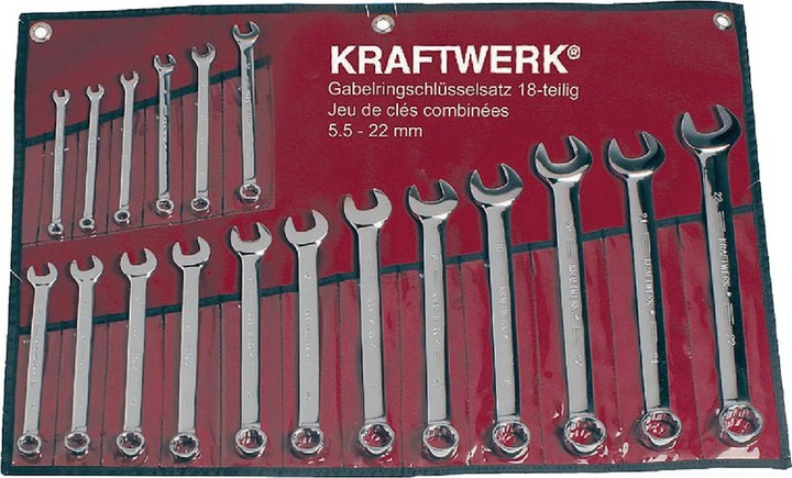 Image du produit Kraftwerk Jeu de clés à fourche (5,5 mm, 22 mm)