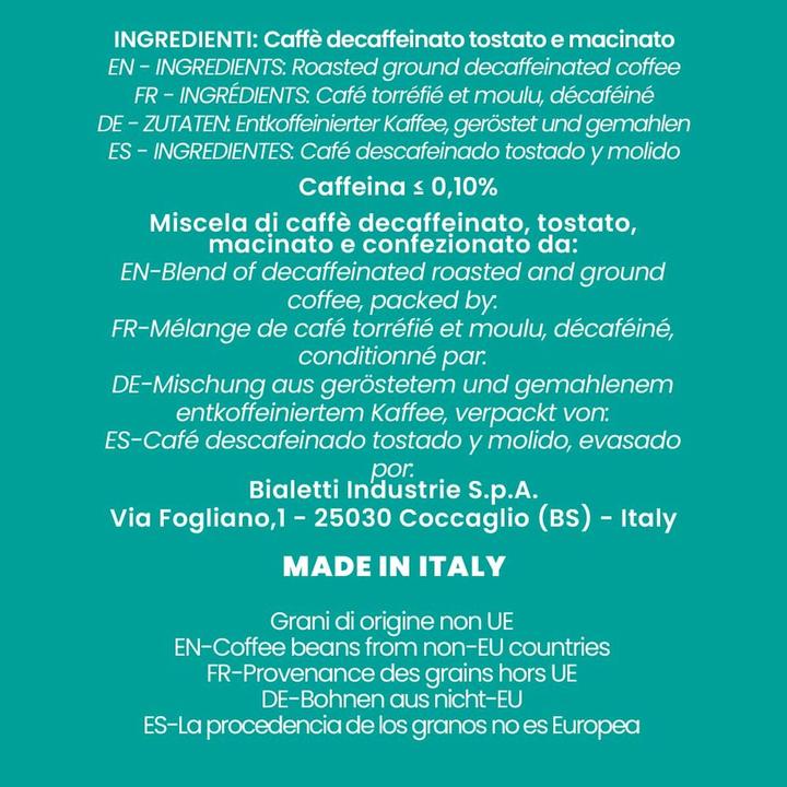 Image du produit Bialetti Café en poudre Deka 250 g (Torréfaction foncée, 250 g)