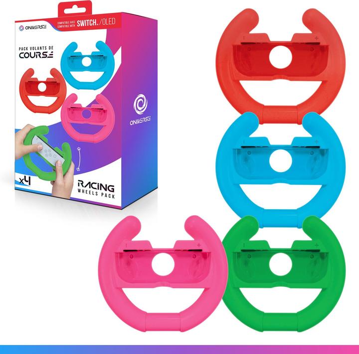 Produktbild Oniverse 4er-Set Racing-Lenkräder (Switch 2)