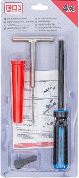 Productafbeelding BGS Gereedschapsset voor het intrekken van bandventielen | 4 stuks.
