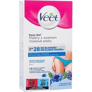 Veet, Crema + Cera depilatoria, Strisce di cera Easy-Gel™ Bikini (16x)