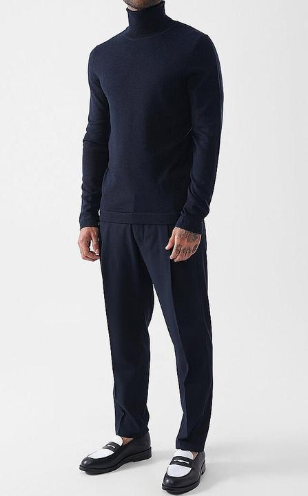 Actual product image Drykorn Turtle Neck Joey Pullover Fine Knit Blue (M)
