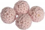 Produktbild Rayher Häkelperlen, 16mm ø, rosé, 4 Stück