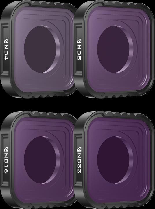 Freewell GoPro Hero13 Black Filters Standard Day - 4Pack ND4, ND8, ND16, ND32 (Hero 13 Black)