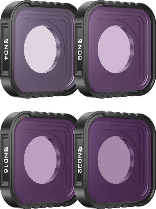 Actual product image Freewell GoPro Hero13 Black Filters Standard Day - 4Pack ND4, ND8, ND16, ND32 (Hero 13 Black)