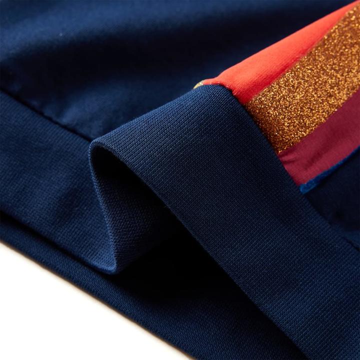 Immagine prodotto VidaXL Felpa da bambino blu navy 104,Materiale: 95 % cotone. 5 (104)