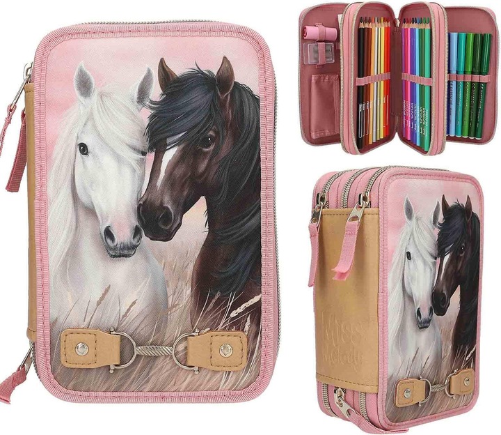 Immagine prodotto Schmidt Spiele Miss Melody - Triple Pencil Case DUSTY ROSE