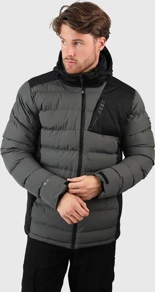 Productafbeelding Brunotti Twyn Heren Puffer Outdoor Jas - Mud Green - Maat L (L)