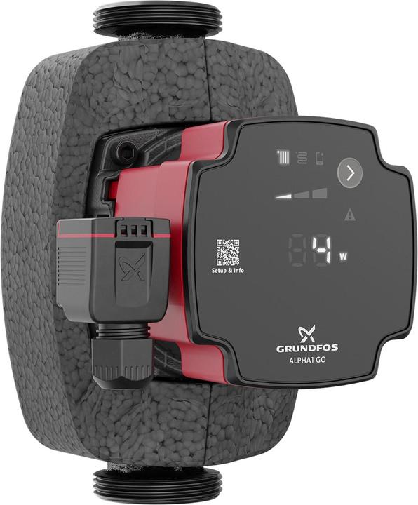 Produktbild Grundfos Hocheffizienz Umwälzpumpe ALPHA1 GO 25-40 180 220-240V 9H DB0 (Durchlaufpumpe)