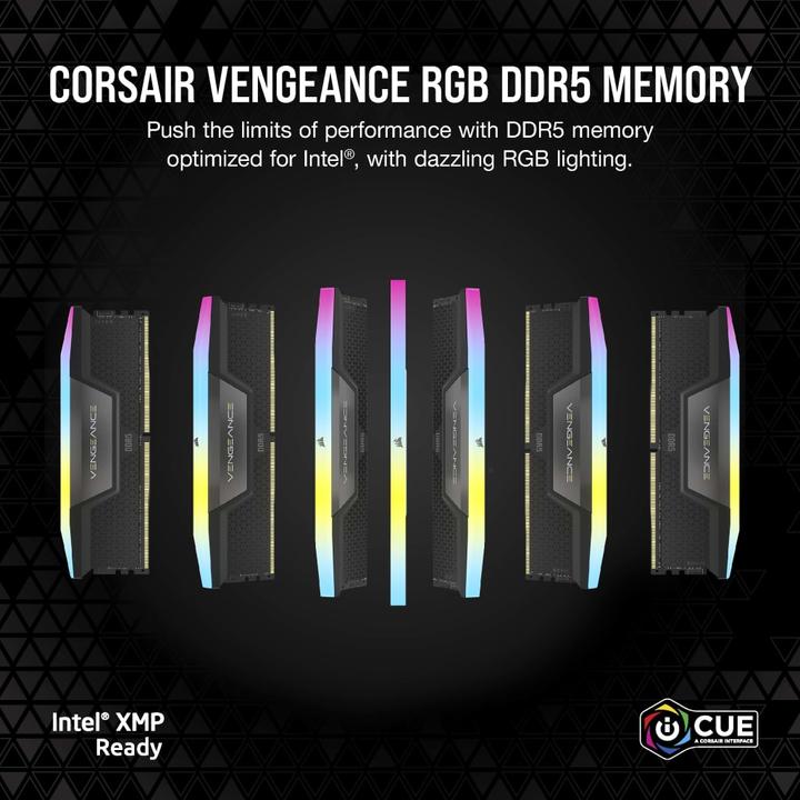 Image du produit Corsair Vengeance (2 x 32GB, 6600 MHz, RAM DDR5, DIMM)