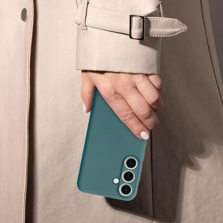 Actual product image Cadorabo Case for Samsung Galaxy S24 FE TPU Liquid Silicone Cover (Samsung Galaxy S24 FE)