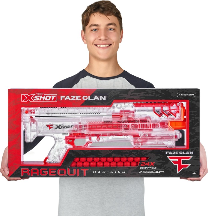 Produktbild Xshot X-Shot Chaos Faze RageQuit mit 24 Dartkugeln