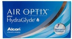 Productafbeelding Air Optix plus HydraGlyde (6 Stuk, Maandlens, Sferisch)