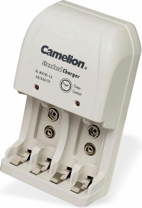 Actual product image Camelion Plug-In Battery Charger BC-0904S 2x or 4xNi-MH AA/AAA or 1-2x 9V Ni-MH (9V Block, AA, AAA)