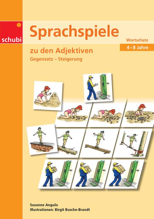 Produktbild Sprachspiele zu den Adjektiven (Deutsch, Susanne Angulo, 2017)