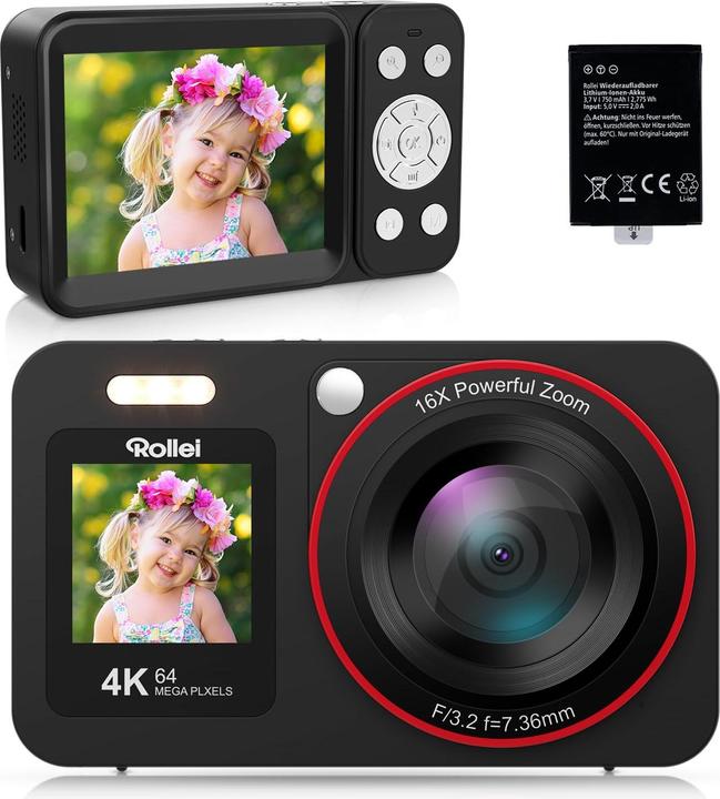 Actual product image Rollei Compactline Dual Screen (7.3 mm, 64 Mpx, 1/3.2")