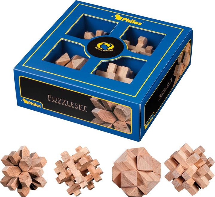 Philos Puzzleset I Buche (4 Teile)