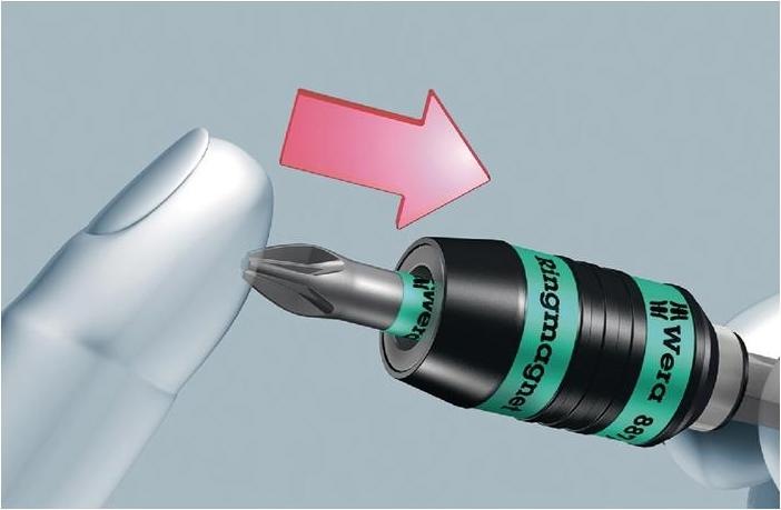 Produktbild Wera 887/4 Ring Rapidaptor (1/4")