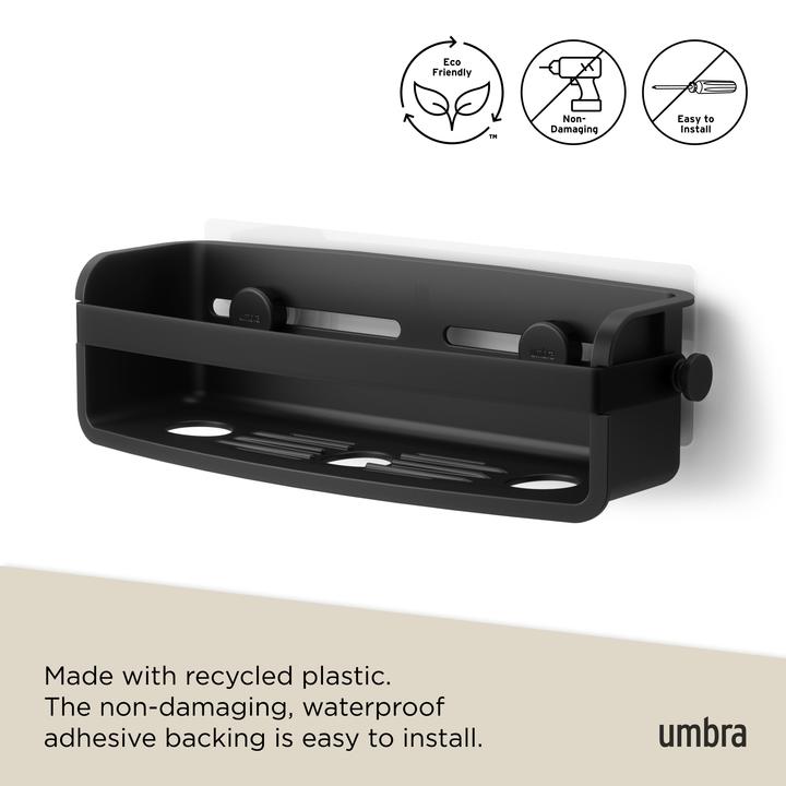 Productafbeelding Umbra FLEX lijmemmer, zwart (12 x 31,5 x 17 cm)