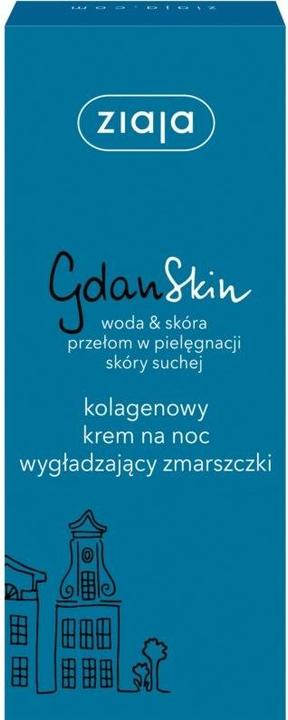 Produktbild Ziaja Gdanskin Collagen Cream For The Night Smoothing Wrinkles 50Ml (50 ml, Nachtcreme)