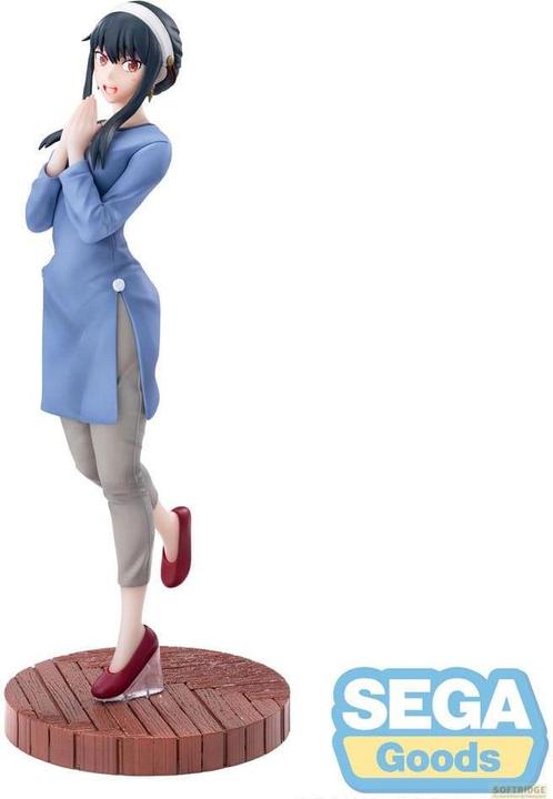 Actual product image Sega Goods Spy x Family Luminasta PVC Statue Yor Forger Season 1 Cours 2 ED Coordination Ver. 15 cm