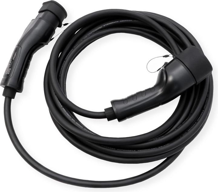 Produktbild Roline E-Auto Ladekabel Typ2, 1-phasig (Typ 2, 7.40 kW, 32 A, 7.50 m)