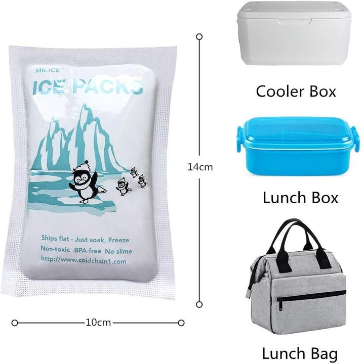 Actual product image World-Bio 50 Stück Eisbeutel, wiederverwendbar