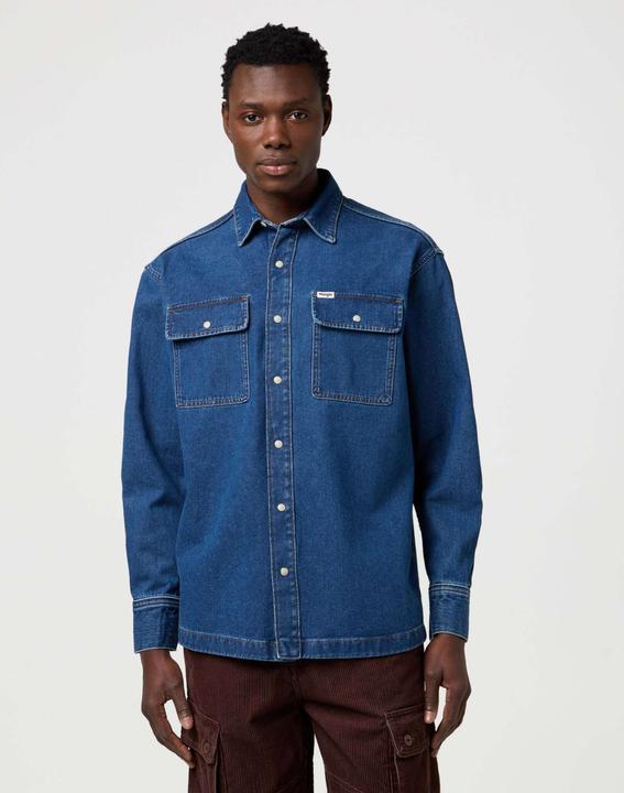 Actual product image Wrangler Jeanshemd Overshirt (S)