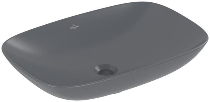 Villeroy & Boch V&B lavabo à poser LOOP & FRIENDS sans PL 620x420mm graphite C+ (42 cm, 62 cm)