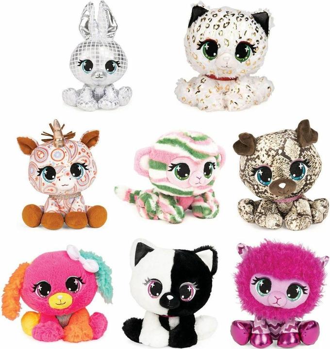 Image du produit Spin Master GUND P.Lushes Designer Fashion Pets Lady Luna Cat Premium Stuffed Animal Soft Plush, Black and (16 cm)