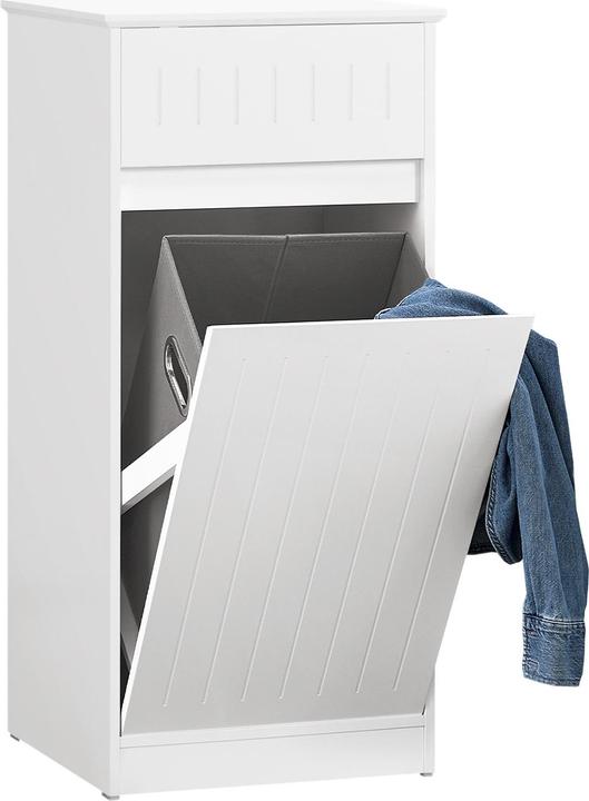 Actual product image SoBuy Laundry cupboard with fold-out laundry chest (40 x 39 x 86 cm)
