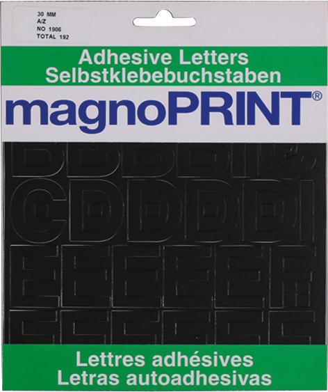Actual product image Magnoprint Self-adhesive letters