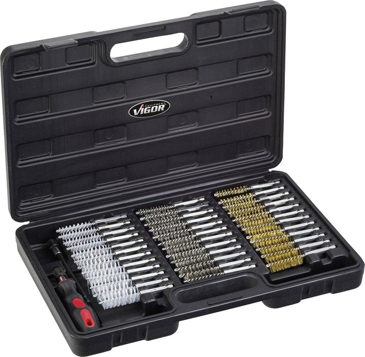 Produktbild Vigor Bürsten Satz ∙ V4646 ∙ Anzahl Werkzeuge: 38