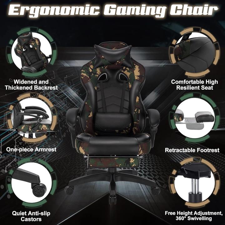 Produktbild Woltu Camouflage Kunstleder