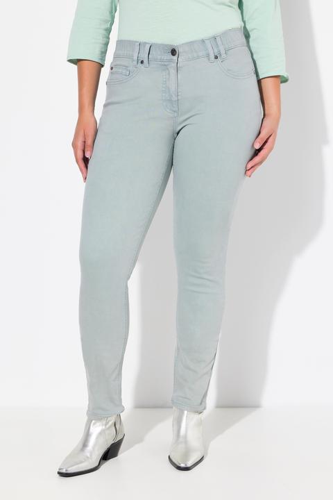 Produktbild Ulla Popken Jeans Sarah, schmales Bein, Komfortbund, 5-Pocket-Hose (62)