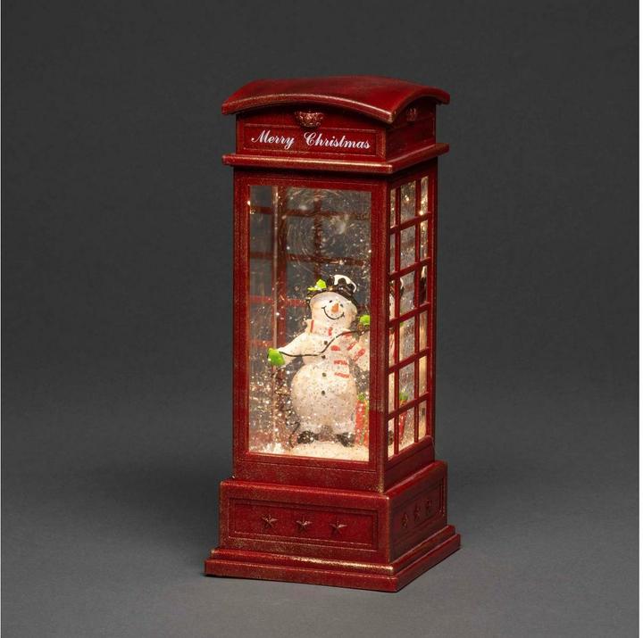 Image du produit Konstsmide Cabine téléphonique avec bonhomme de neige
