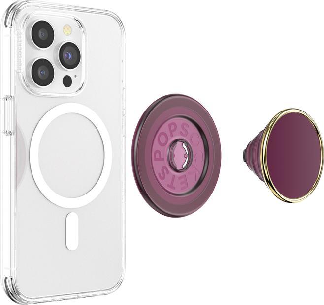 Produktbild PopSockets : PopGrip Round für MagSafe - Inklusive Adapterring für MagSafe - Ausziehbarer Sockel und