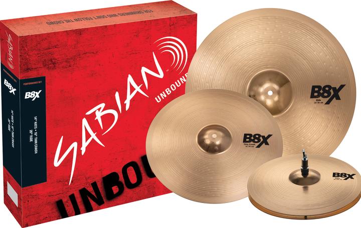 Produktbild Sabian B8X Performance Set (3 teilig). (20", Becken)